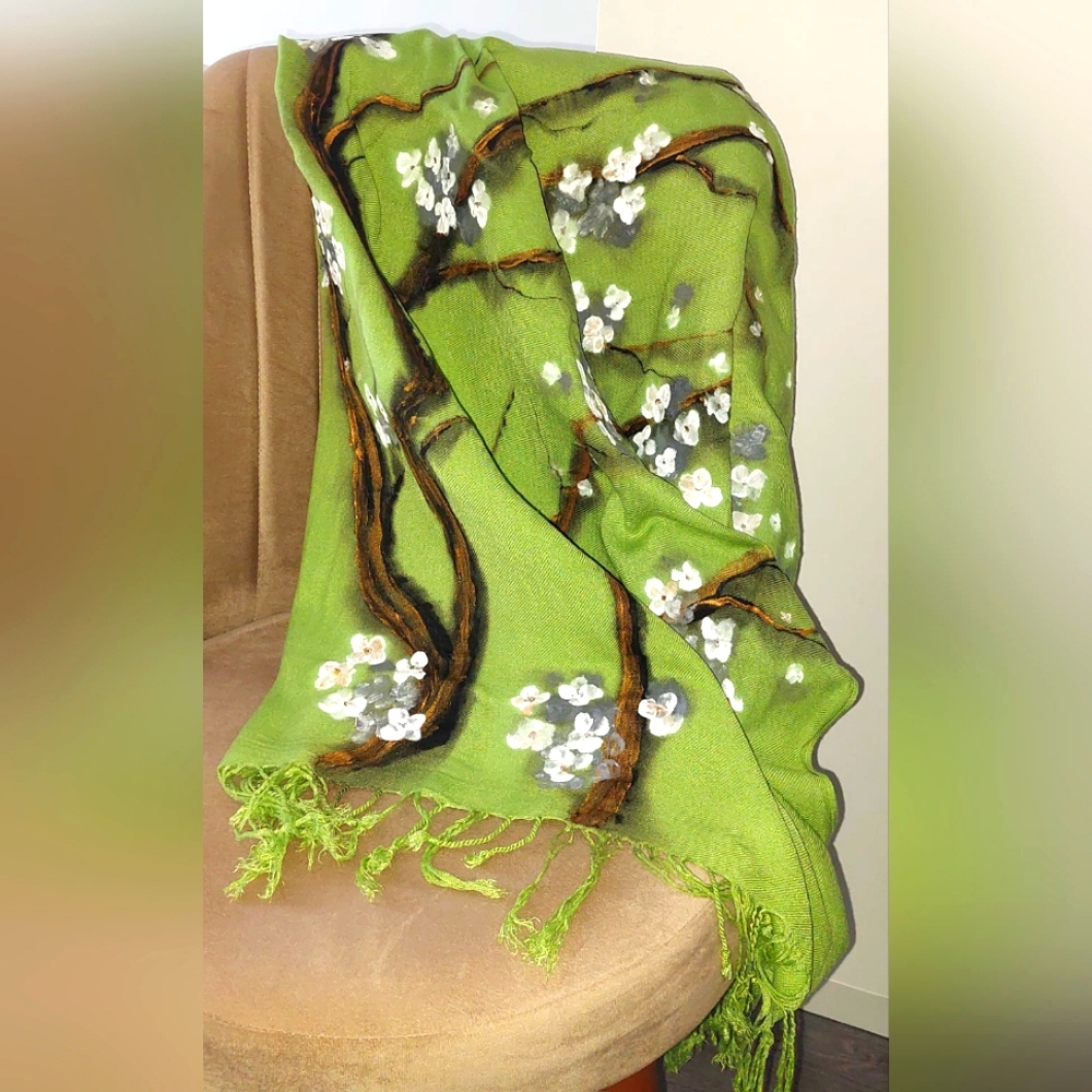 Women shawls hand painted